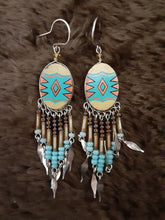 Load image into Gallery viewer, Amarillo By Morning Painted Earrings
