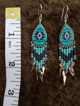 Load image into Gallery viewer, Right or Wrong Painted Earrings
